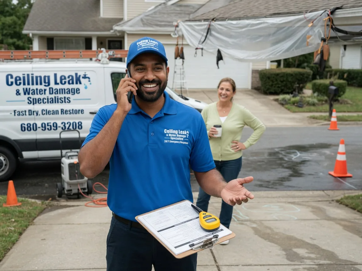 Ceiling Leak Cleanup Lexington, NE FAQs